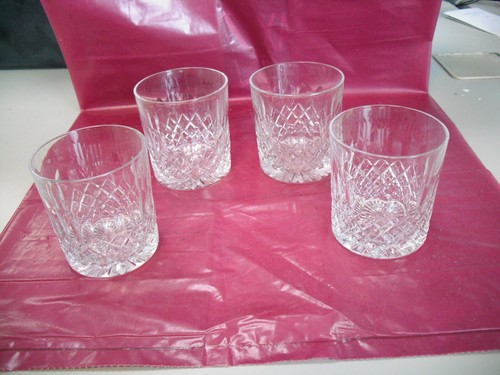 Thomas Web Kristall Whisky Gläser x4