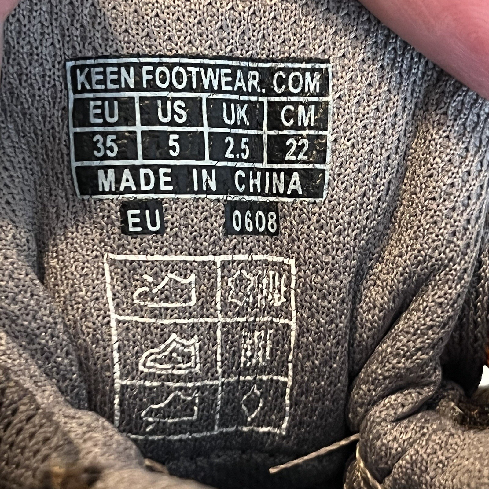 Scarpe da trail Keen Hiking Trail marroni in pelle stringate outdoor da donna taglia 5 US