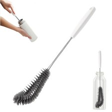 16 Inches Long Handle Black Bottle Cleaning Brushes For Baby Bottles Sports Bott