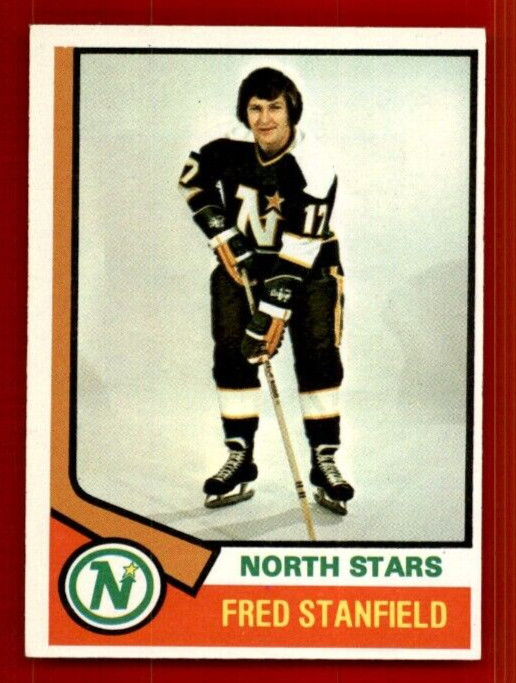 1974-75 O-Pee-Chee #31 Fred Stanfield EXMT