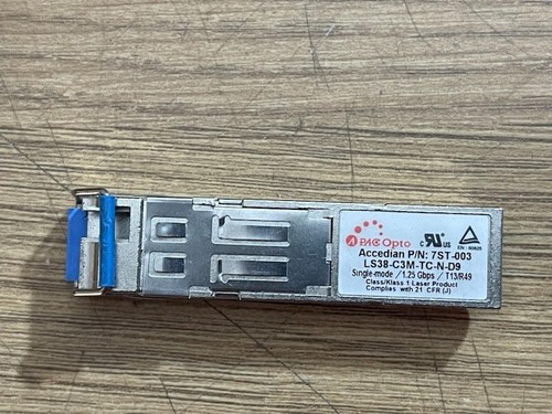 Pac Opto Accedian P/N : 7ST-003 LS38-C3M-TC-N-D9 monomode / 1,25 Gbit/s / T13/R49 - Photo 4/4