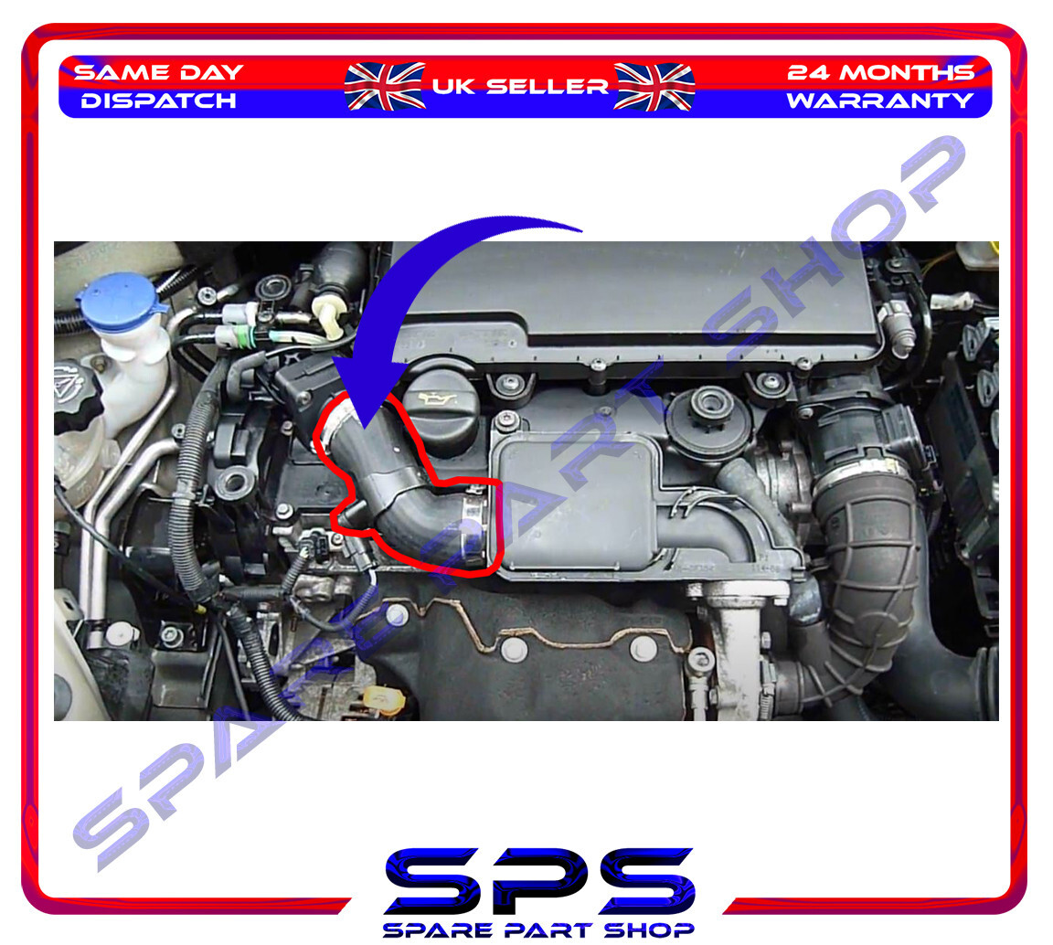 Intercooler Turbo Hose For Ford Fiesta V VI Fusion 1.4 Tdci Toyota Aygo 1333636
