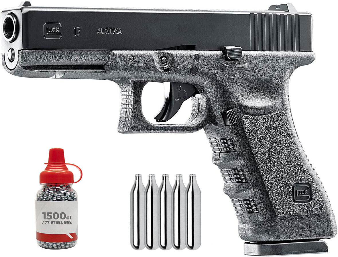 Umarex Glock 17 Gen 3 .177 Cal Blowback Air Pistol with 5x12