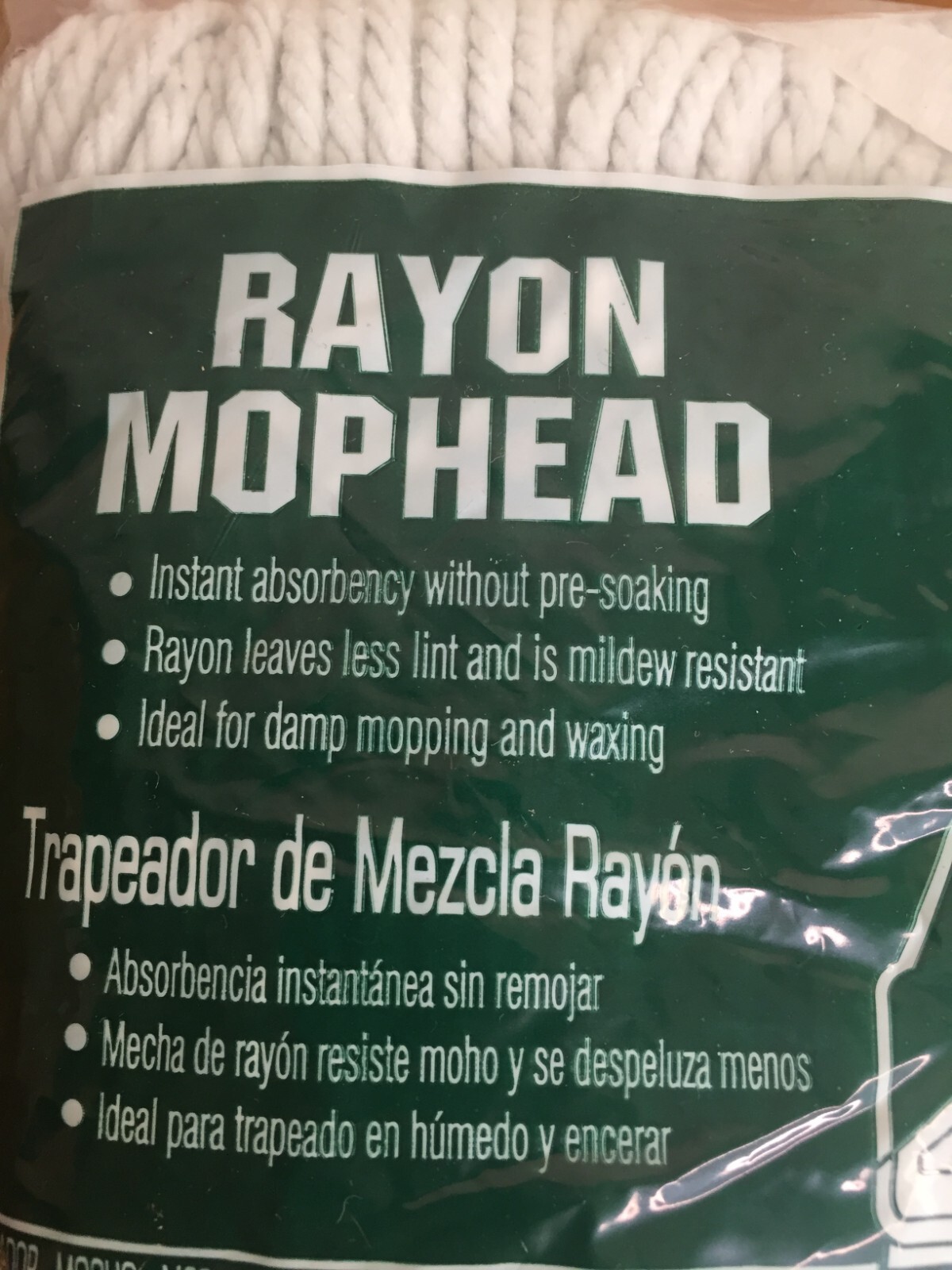 5 Pack Rayon Mopheads 16oz Professional Elite Mops & Brooms Inc