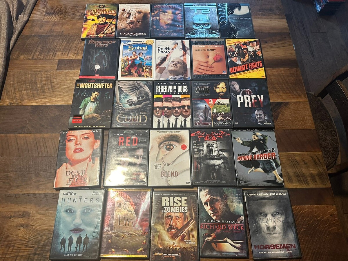 DVD Movies Lot 7*Thrillers and Mostly Horror, Movies*MUST