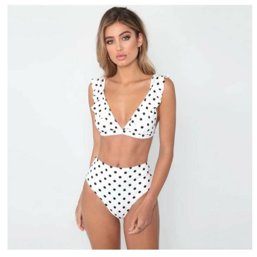 Women 2pcs Swimwear Bandage Bra Thong Bikini Set Push-up Padded Bathing Swimsuit - Picture 75 of 77