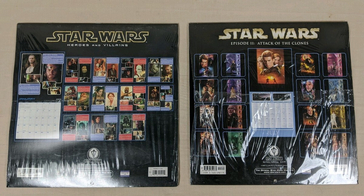 STARWARS x namco 1988年カレンダー s-l1200.jpg