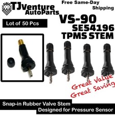 50x Tpms Tire Pressure Monitoring System Snap In Sensor Valve Stem Se54196 Vs-90 50x Tpms Tire Pressure Monitoring System Snap In Sensor Valve Stem Se54196 Vs-90