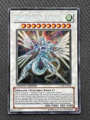 遊戯王 MAJESTIC STAR DRAGON 1996 Majestic Star Dragon Yu-gi-oh Limited edition card | eBay
