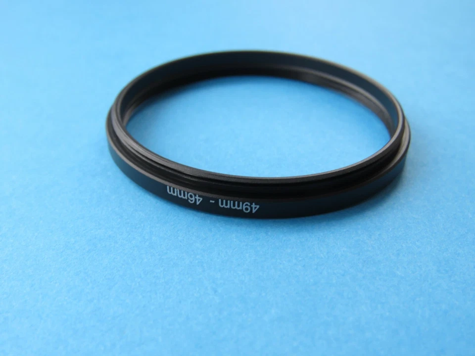 49mm to 46mm Stepping Step Down Ring Camera Lens Filter Adapter Ring 49mm-46mm - Image 2 of 2