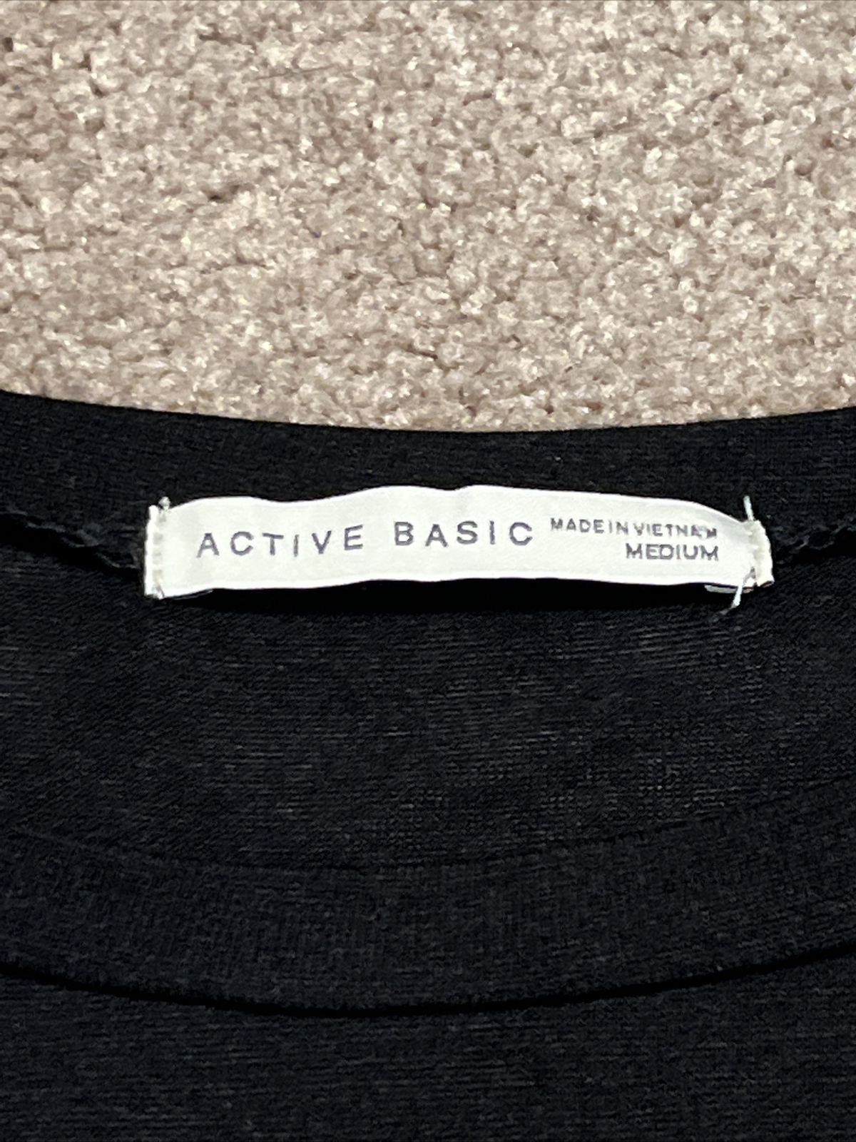 Active Basic black short sleeve shirt medium stre… - image 2