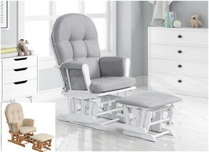 grey nursery glider chair