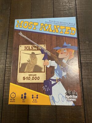 Most Wanted Board Game Sealed North Star Games New