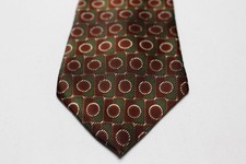 GEOFFREY BEENE - GEOMETRIC - VINTAGE - MADE IN USA - 100 SILK NECK TIE 