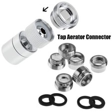 Tap Aerator Connector Outside Thread Water Saving Adaptor Kitchen Faucet