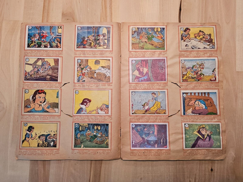 1947 ALBUM Buch Kuba Kubanisch Schneewittchen 7 Zwerge selten 200 Karten komplett - Bild 4 von 6