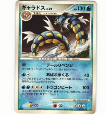 Gyarados 017/092 Pokemon JAPANESE Intense Fight Destroyed Sky