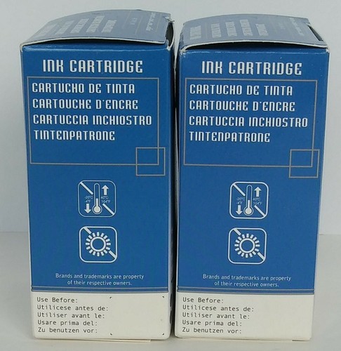 Lexmark 2 Pack Black Ink Cartridges For 12A1970/75 & Color 15MO120 - NIB - Picture 3 of 5