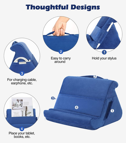 Supporto per Tablet Da 4,7"-12,9", Cuscino Supporto per Tablet Compatibile Con G - Afbeelding 5 van 12