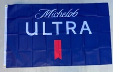 Michelob Ultra Flag 3x5 ft Beer Bar Decor Man Cave Garage Banner Golf
