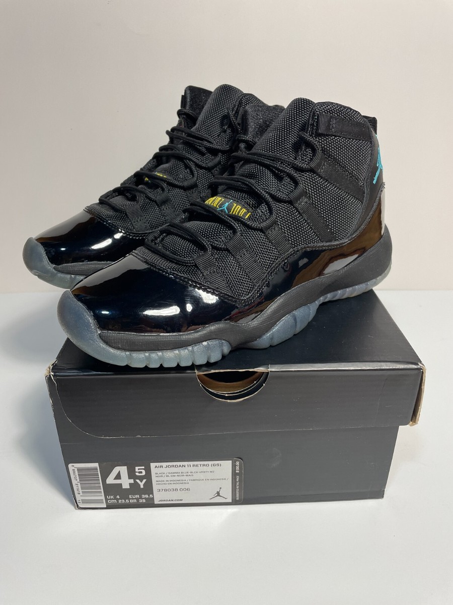 2013 NIKE AIR JORDAN 11 XI GAMMA SIZE 4.5Y WOMENS 5.5 6 COOL
