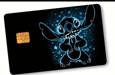 Lilo And Stitch Credit Debit Card Sticker Skin Small Chip Free Shipping