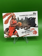 COLLIN MURRAY-BOYLES #CC-9 RC 2025-26 TOPPS RAPTORS CLUTCH CITY PROSPECTS