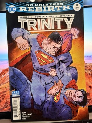 TRINITY (2ND SERIES) #8B NM DC | REBIRTH BILL SIENKIEWICZ VARIANT - WE COMBINE