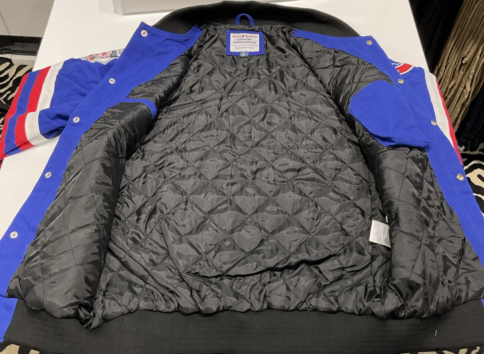 Chicago Cubs G-III Men's Snap Up Twill Cotton Varsity Jacket- NWT-FREE SHIPPING!