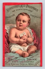 Horsford's Acid Phospate Rumford Chemical Works Baby Ad Providence RI