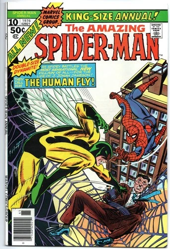 THE AMAZING SPIDER MAN vol. 1 #10 King Size Annual 1976 MARVEL comic USA book NM