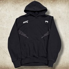 Sudadera con Capucha UFC Para Hombre Talla Pequeña Negra VENUM Auténtica Semana de la Lucha Pullover Adrenalina