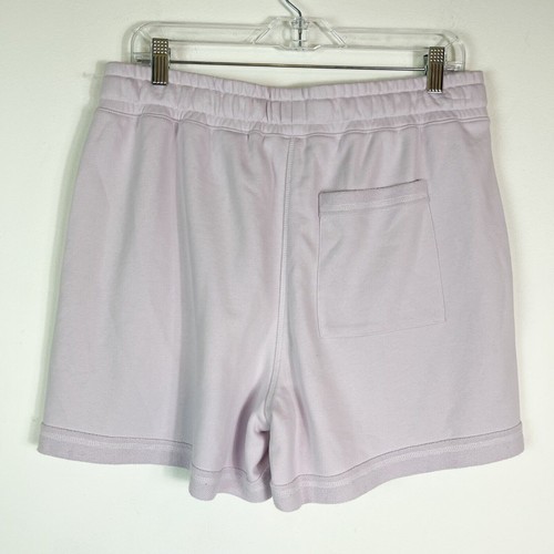 Sweaty Betty NWOT Women's Revive Tie Waist Knit Shorts Lilac Size 12 - Picture 2 of 9
