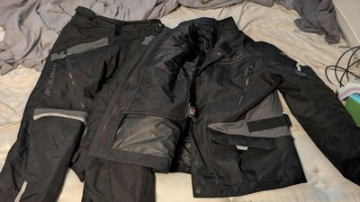 Dainese Tempest 3 D-Dry Jacket & Pants Combo  Black,Gray Size Eu52