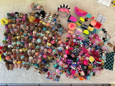 #ad HUGE 120 LOL Surprise Doll Lot 500 Total Pcs. Bigs Lils Pets Accessories $149.99