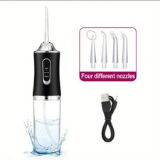 Water Flosser 3 Mode 220ml Portable Tooth Cleaner Rechargeable Travel Dental