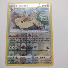 Pokemon Stoutland 135/203 Reverse Holo Raro Cieli in Evoluzione Nuovo con etichette