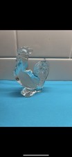 BACCARAT crystal Origami Rooster France, Zodiac, Etched Stamp
