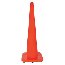 Traffic Cone, Pvc, Non-Reflective, 36 In Height, 10 Lb, Orange, 6Fgz3