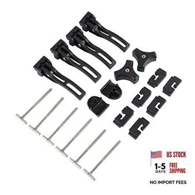 DICMIC Truck Tonneau Cover Replacement and Accessories Part Kit 4x Rear Clamp