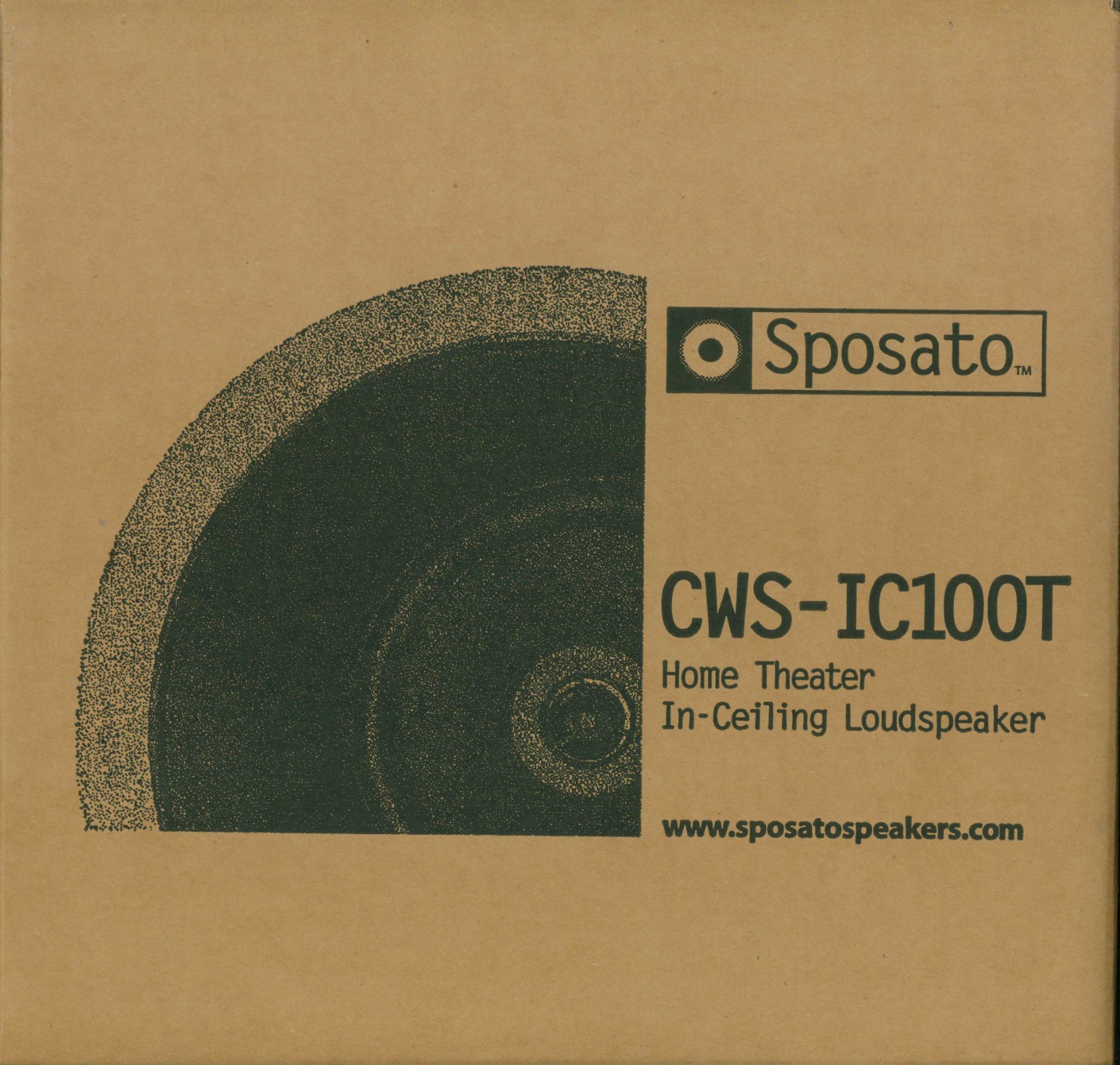 Sony CWS-IC100T In-Ceiling Home Theater Speaker Brand New in Box