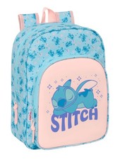 STITCH OHANA Children's Backpack, Adaptable to Cart, Easy Cleaning, Ideal for