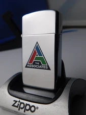 THE ASSOCIATES ZIPPO LIGHTER SLIM FINANCIAL SERVICE COMPANY VINTAGE 1966