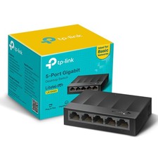Image of TP Link LS1005G 5 Port Desktop/Wallmount Gigabit Ethernet Switch/Hub Network