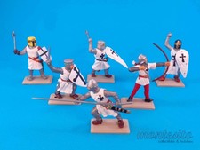 DSG ARGENTINA TEUTONIC CRUSADERS KNIGHTS BLACK CROSS PLASTIC TOY SOLDIERS
