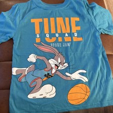 Children Space Jam T-Shirt Bugs Bunny Basketball Looney Tunes Tune Squad Toon