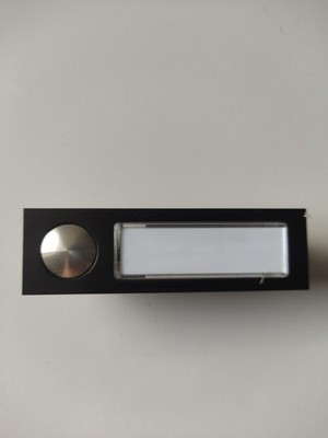 Lippert Klingeltaster AV 3- E, Rahmen bronze eloxiert, Taster Edelstahl