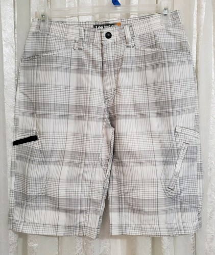 Lee Dungarees Boys 16 Husky Quick Dry Cargo Shorts Multicolor Plaid