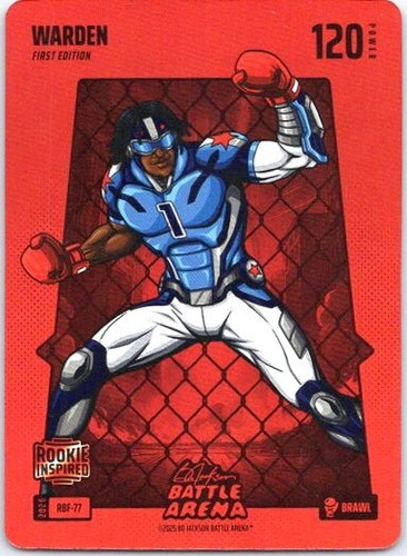 2026 Bo Jackson Battle Arena Warden Red Battlefoil Cam Ward RC RBF-77