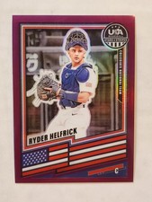 RYDER HELFRICK 2026 Panini Stars & Stripes Prizm PURPLE PRIZM #d 44/199